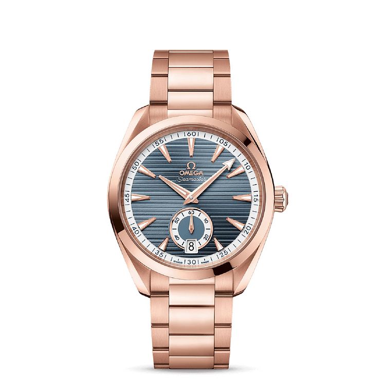 Omega Seamaster Aqua Terra Mens 18ct Rose Gold Watch
