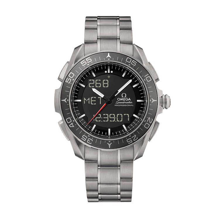 Omega Speedmaster Skywalker Mens Titanium Bracelet Watch