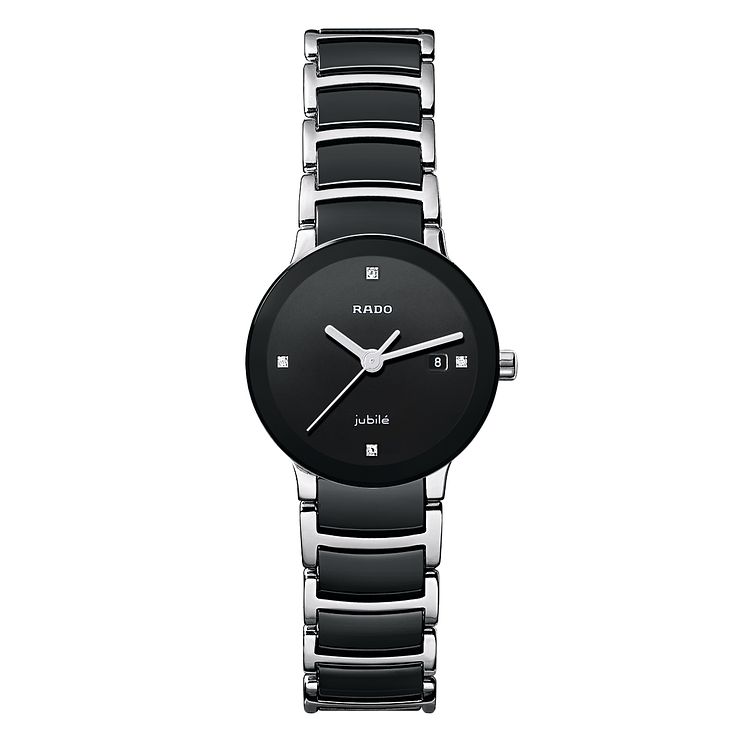 Rado Centrix Ladies SteelandCeramic Bracelet Watch - S