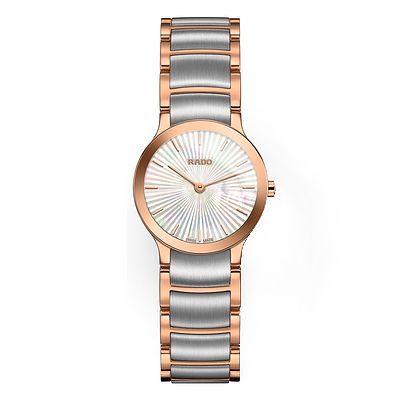 Rado Centrix Ladies Two Tone Mother Of Pearl Watch