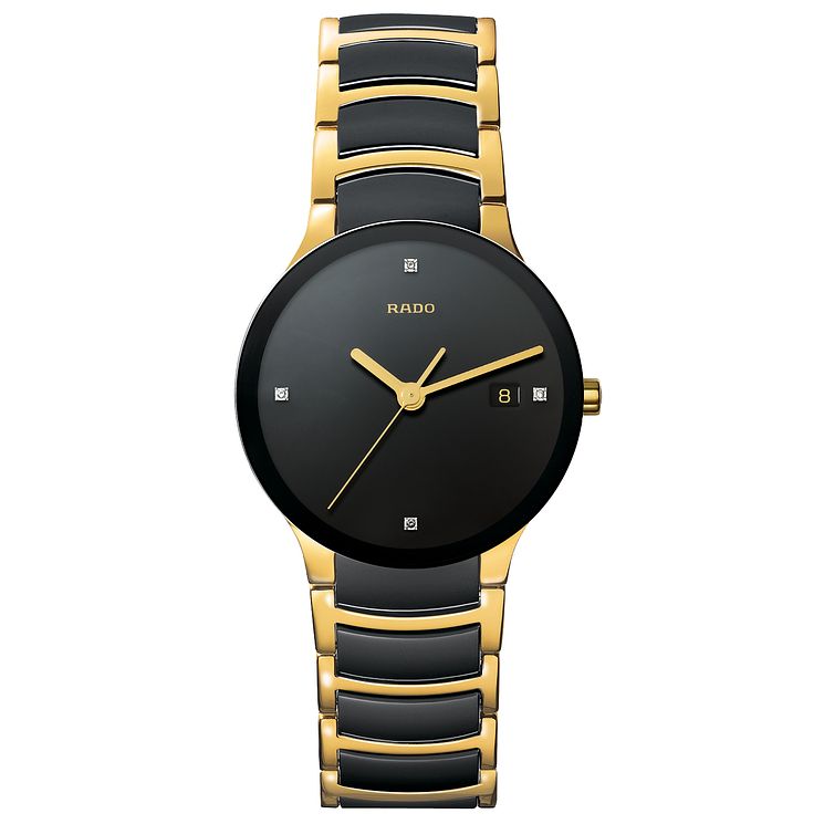 Rado Centrix Mens Steel And Ceramic Bracelet Watch - L