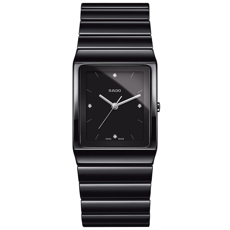 Rado Ceramica Diamonds Mens Ceramic Bracelet Watch