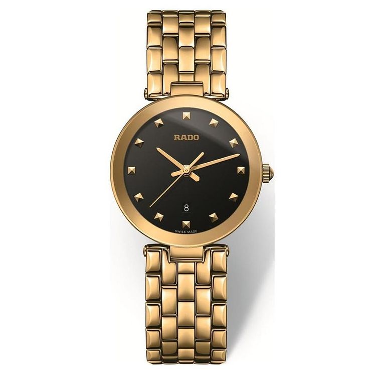 Rado Florence Ladies Yellow Gold Tone Bracelet Watch