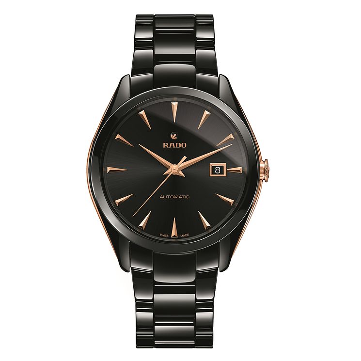 Rado Hyperchrome Automatic Xl Mens Black Ceramic Watch