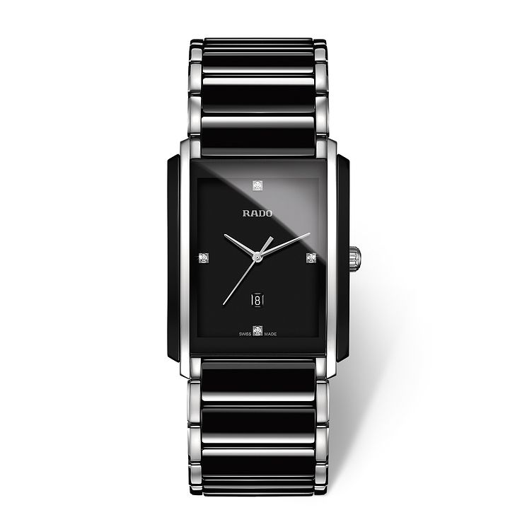 Rado Integral Mens Black Ceramic Bracelet Watch