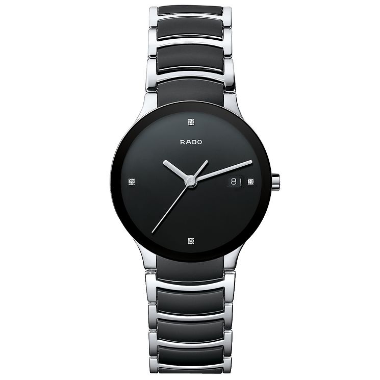 Rado Mens Black Ceramic Bracelet Watch
