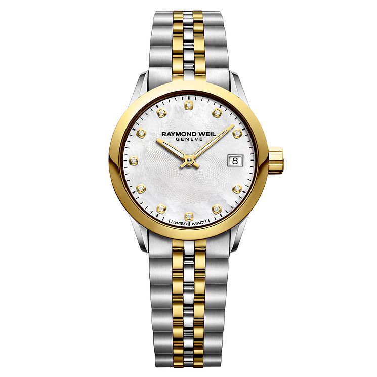 Raymond Weil Freelancer Ladies Two-tone Bracelet Watch