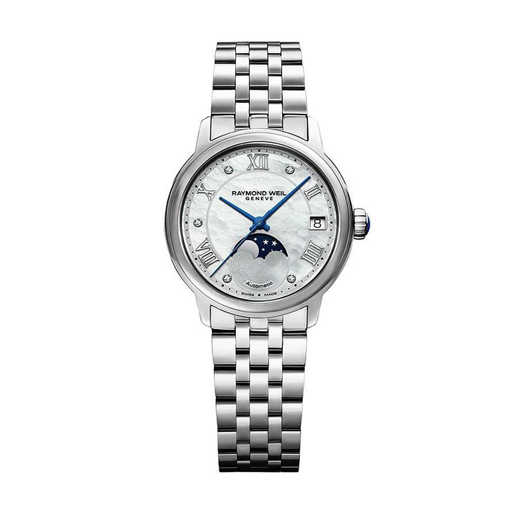 Raymond Weil Maestro Moon-phase Stainless Steel Watch