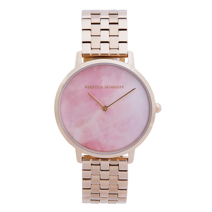 Rebecca Minkoff Major Ladies Rose Gold Tone Bracelet Watch
