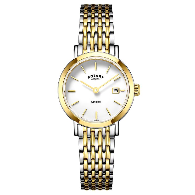 Rotary Windsor Ladies Two Colour Bracelet Watch