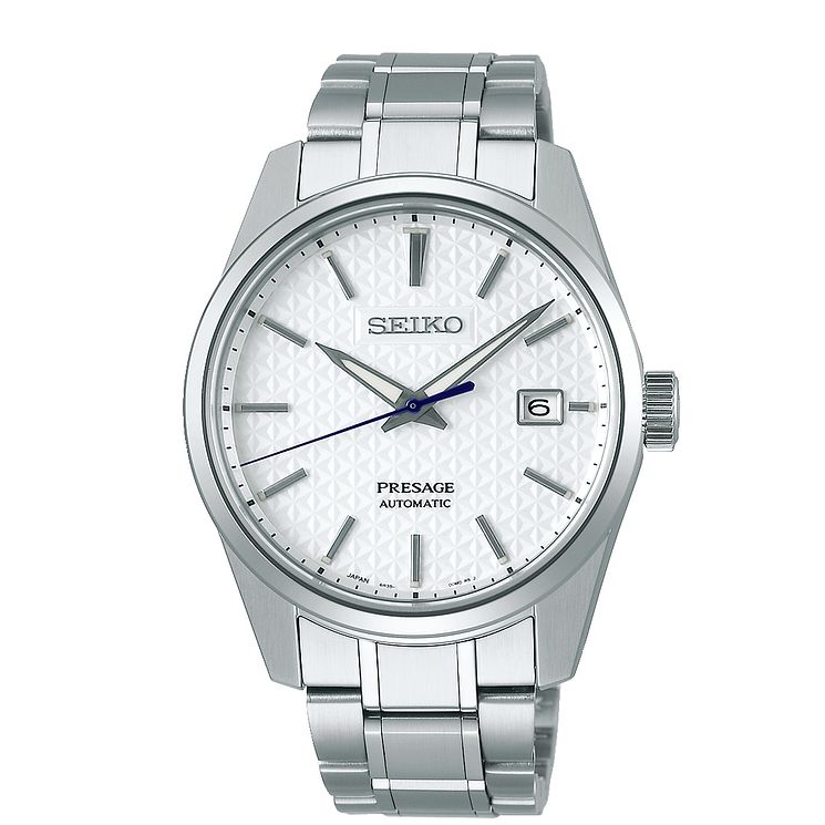 Seiko Presage Sharp Edged Mens Stainless Steel Watch