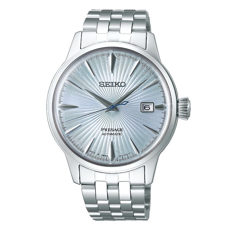 Seiko Presage Skydiving Mens Stainless Steel Bracelet Watch