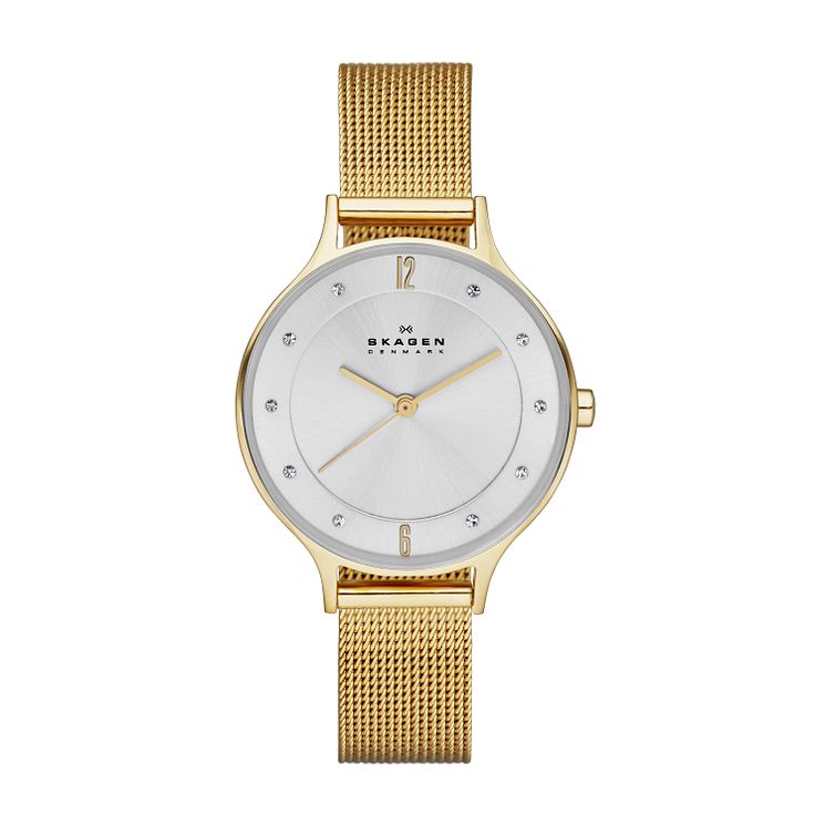 Skagen Anita Ladies Gold Tone Bracelet Watch