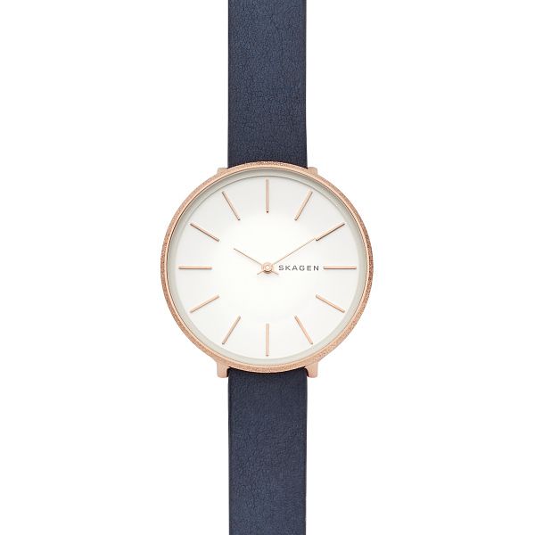 Skagen Karolina Ladies Rose Gold Plated Strap Watch