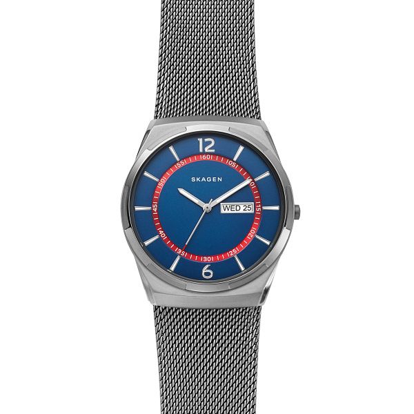 Skagen Melbye Mens Stainless Steel Mesh Bracelet Watch