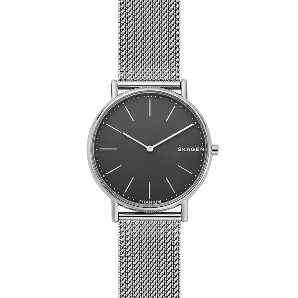 Skagen Signatur Slim Mens Mesh Bracelet Watch