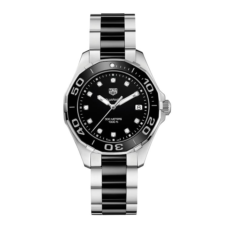 Tag Heuer Aquaracer Diamond Ladies Two Tone Bracelet Watch