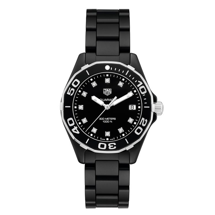 Tag Heuer Aquaracer Ladies Ceramic Bracelet Watch