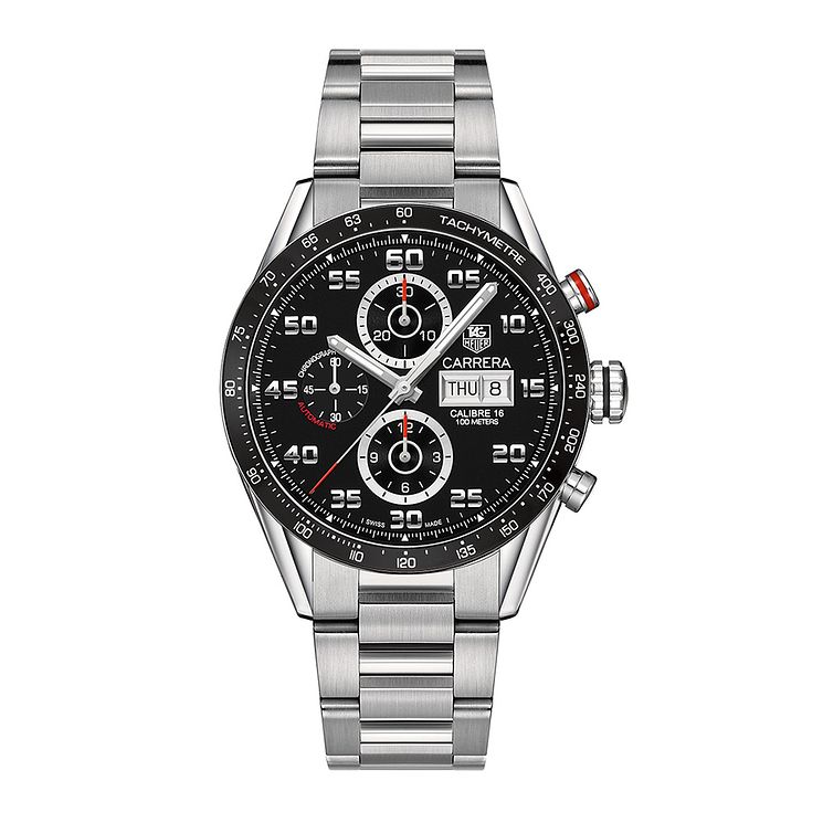Tag Heuer Carrera Mens Ion Plated Bracelet Watch
