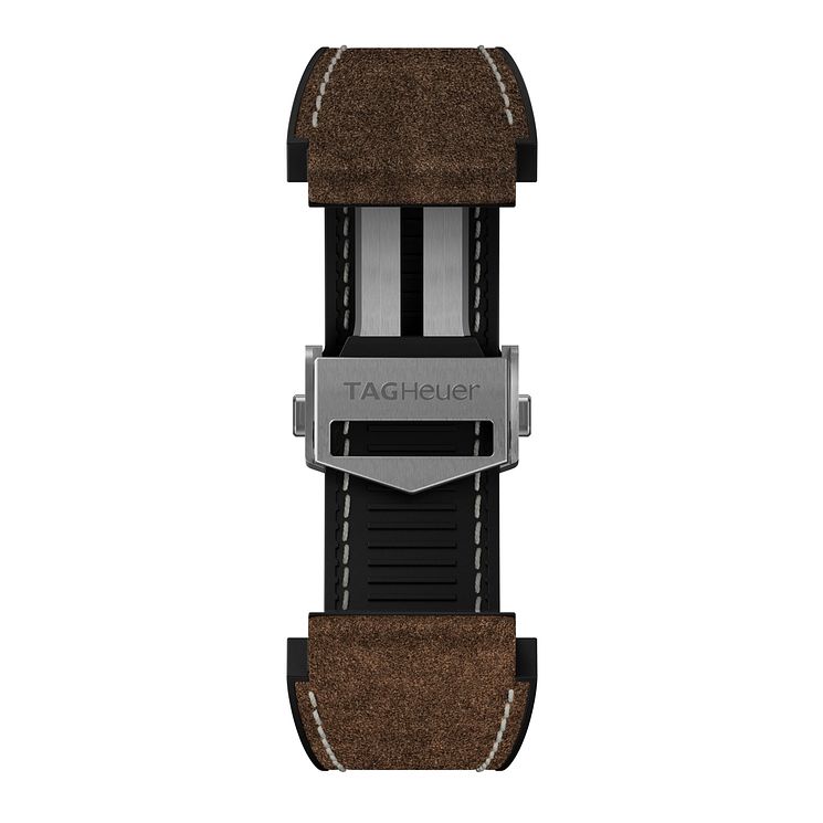 Tag Heuer Connected Brown Leather Watch Strap