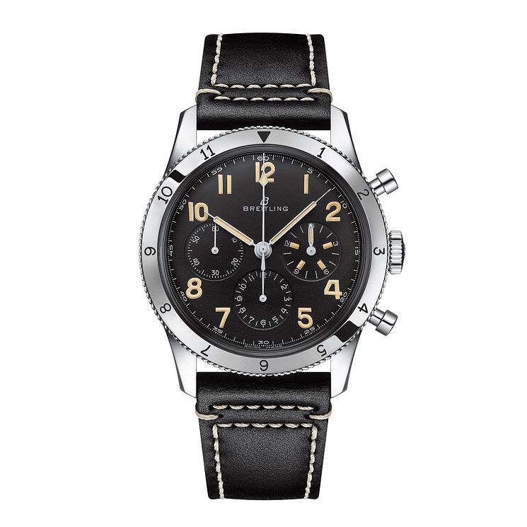 Breitling Avi Ref. 765 1953 Re-edition Leather Strap Watch