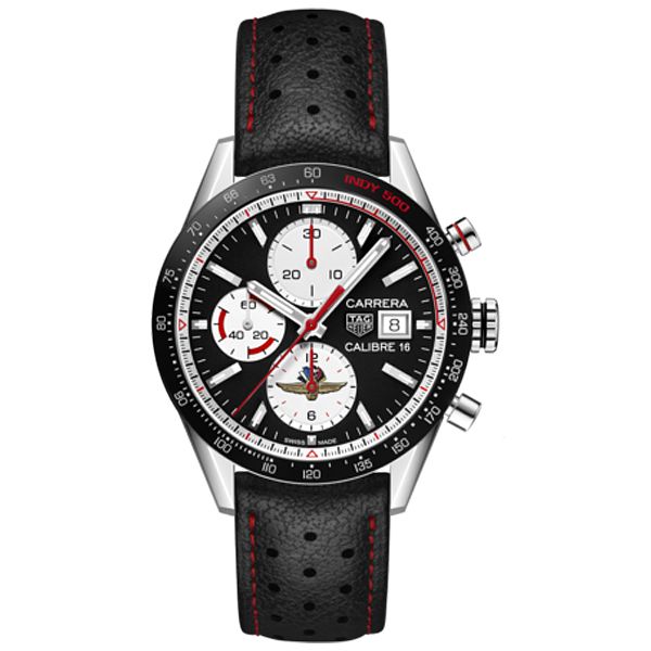 Tag Heuer Limited Edition Carrera Mens Black Strap Watch
