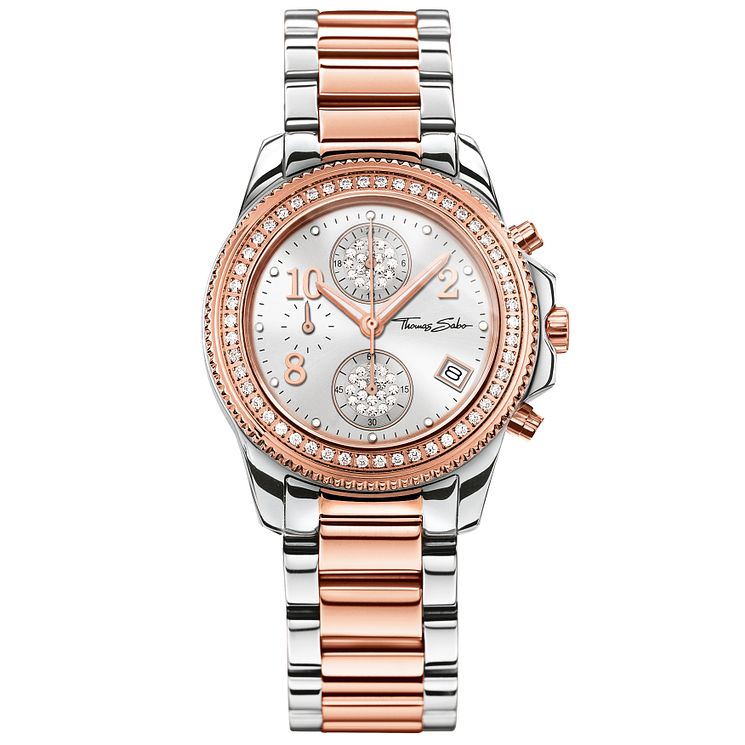 Thomas Sabo Glam Ladies Two Colour Bracelet Watch