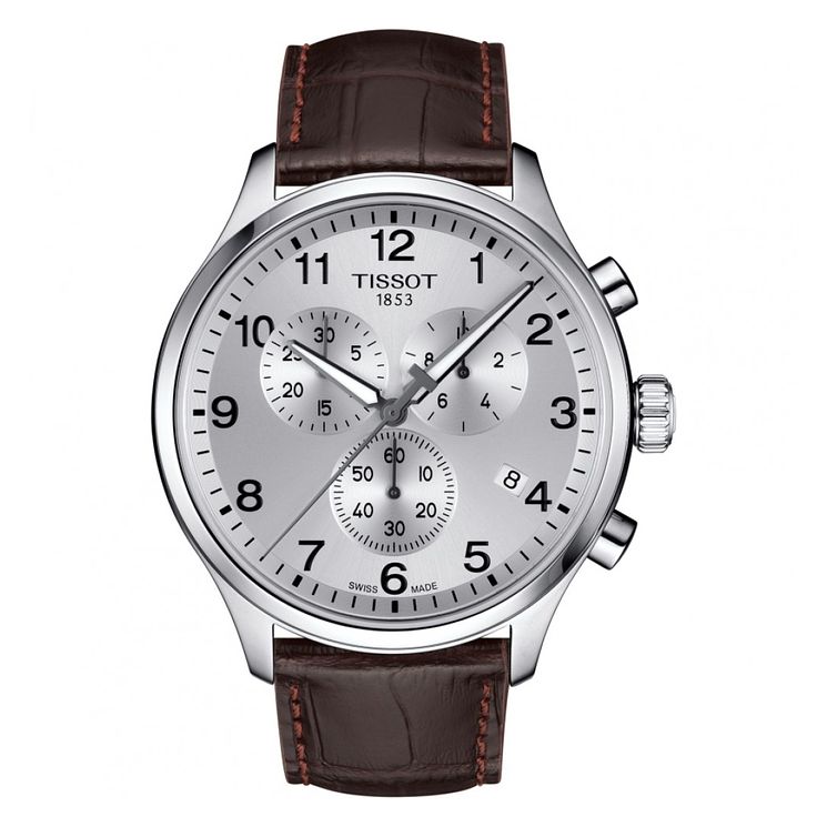 Tissot Chrono Xl Mens Brown Strap Watch