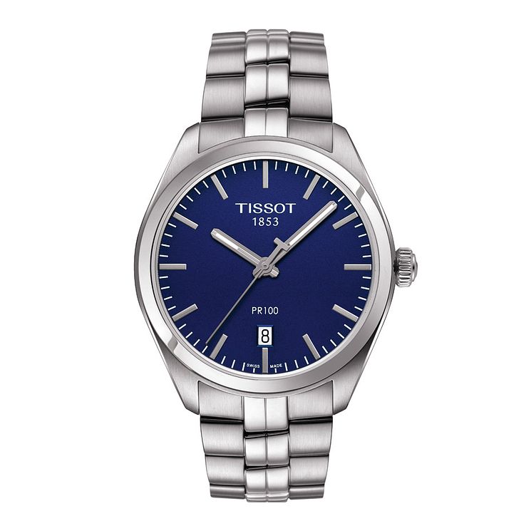 Tissot Pr 100 Mens Stainless Steel Bracelet Watch