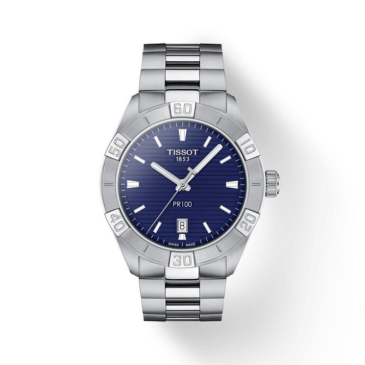 Tissot Pr 100 Sport Mens Stainless Steel Bracelet Watch