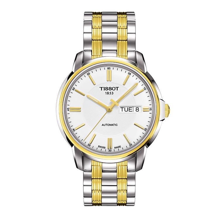 Tissot Stainless SteelandGold Plated Bracelet Watch
