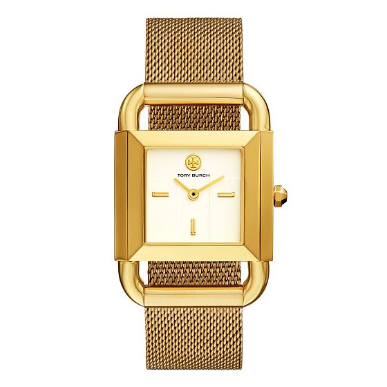 Tory Burch Phipps Ladies Yellow Gold Tone Bracelet Watch