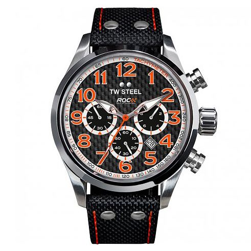 Tw Steel Race Of Champions Mens Chronograph Strap Watch