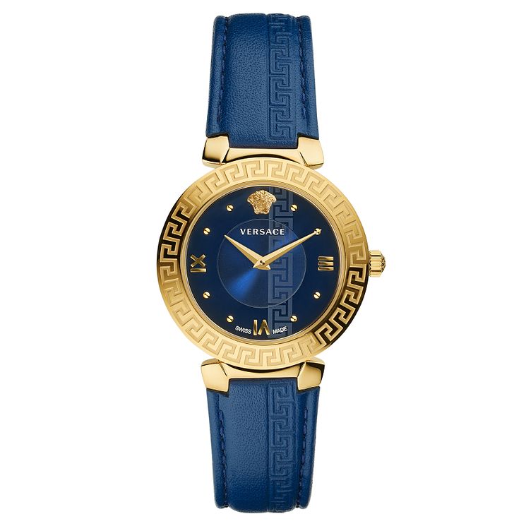 Versace Daphnis Ladies Black Strap Watch