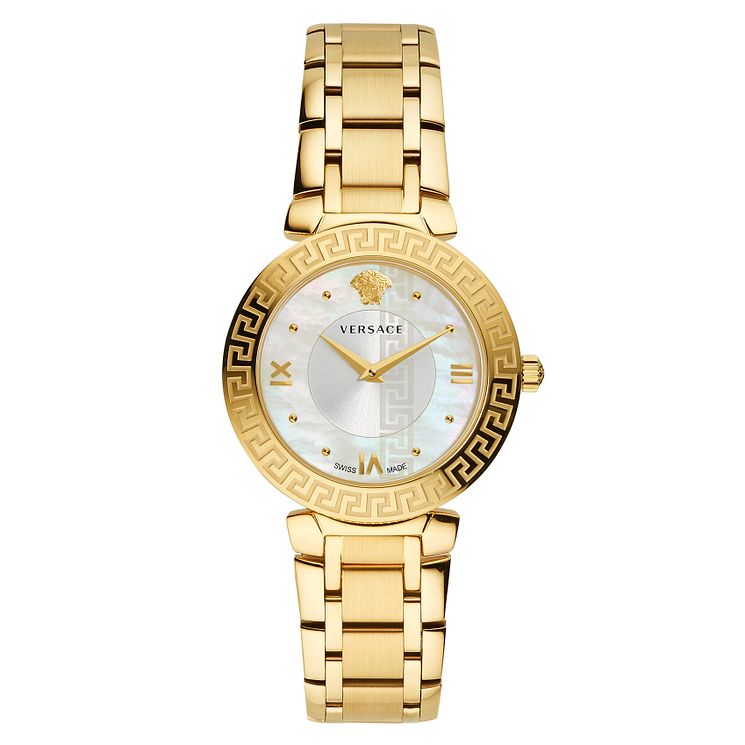 Versace Daphnis Ladies Yellow Gold Tone Bracelet Watch