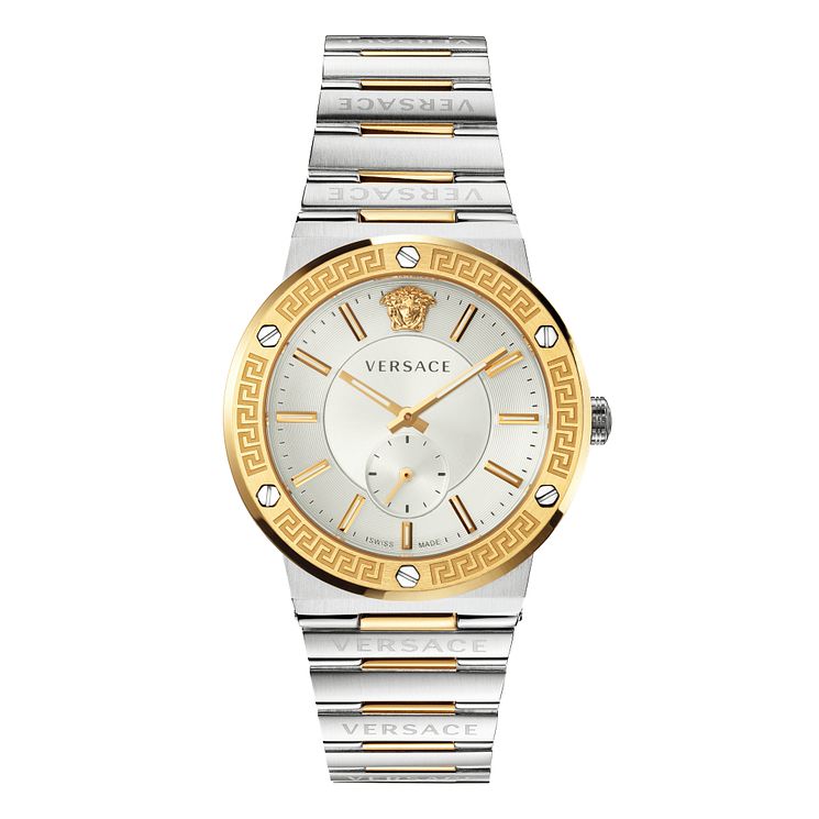Versace Greca Ladies Two Tone Bracelet Watch