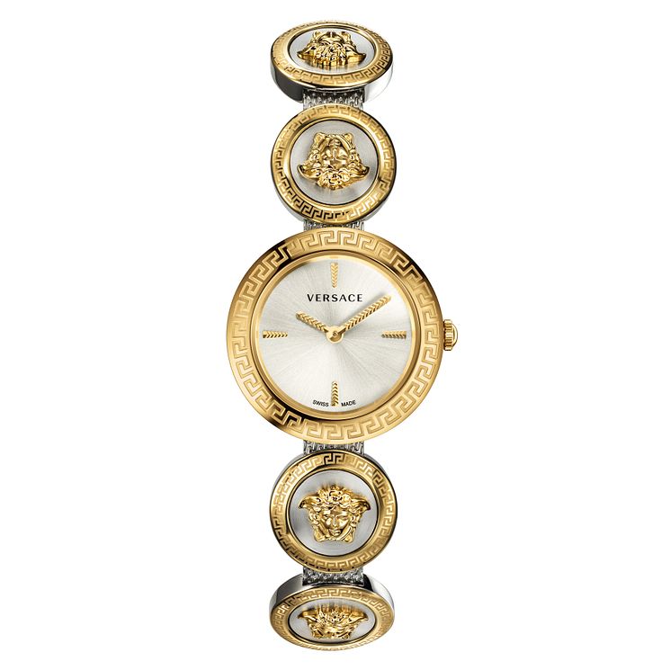 Versace Medusa Stud Icon Two-tone Bracelet Watch
