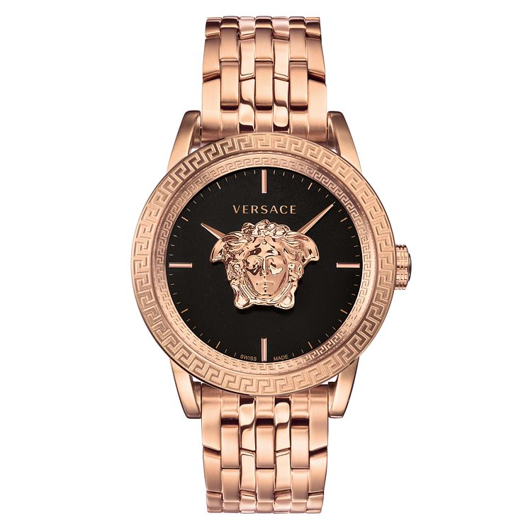 Versace Palazo Empire Mens Rose Gold Plated Bracelet Watch