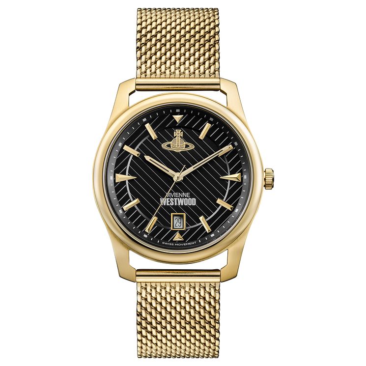 Vivienne Westwood Holborn Mens Yellow Gold Tone Watch