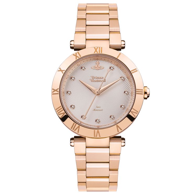 Vivienne Westwood Montagu Rose Gold Plated Bracelet Watch