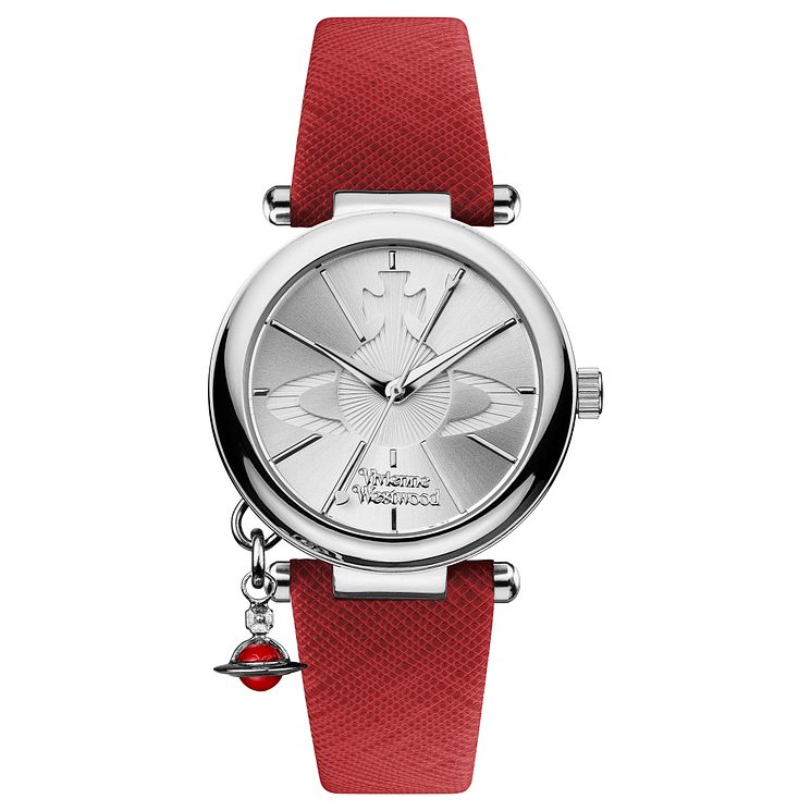 Vivienne Westwood Orb Silver Dial Strap Watch