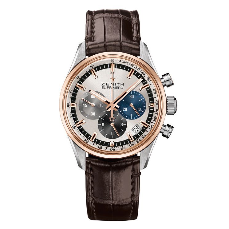 Zenith El Primero Mens Two Colour Chronograph Watch