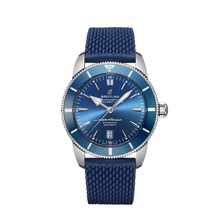 Breitling Mens Superocean Heritage 46 Blue Strap Watch