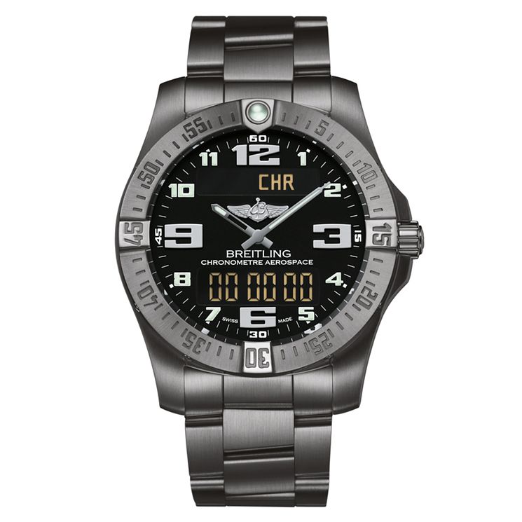 Breitling Professional Aerospace Mens Bracelet Watch