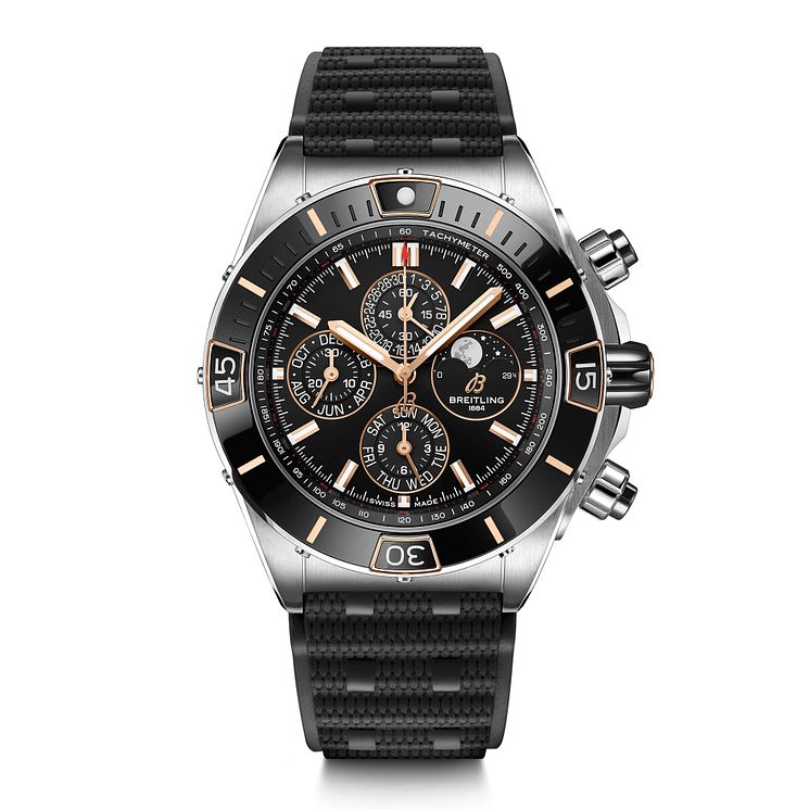 Breitling Super Chronomat 1461 Days Black Strap Watch