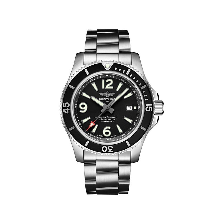 Breitling Superocean 44 Mens Stainless Steel Bracelet Watch