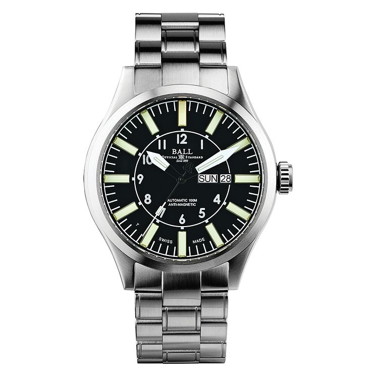 Ball Engineer Master Ii Aviator Mens Stainless Steel Watch