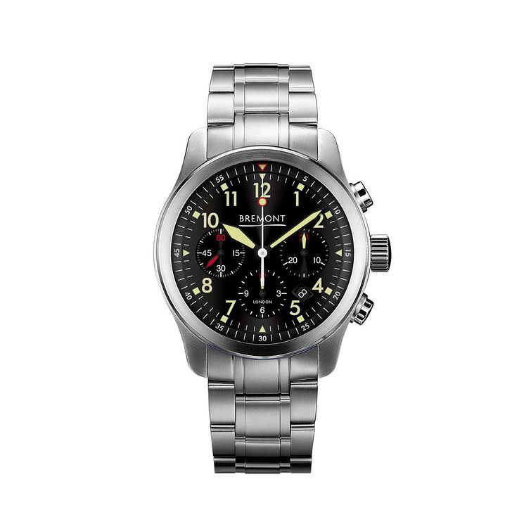 Bremont Alt1-p2 Black Mens Stainless Steel Bracelet Watch