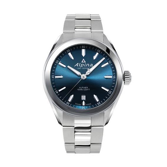 Alpina Alpiner Quartz Mens Stainless Steel Bracelet Watch