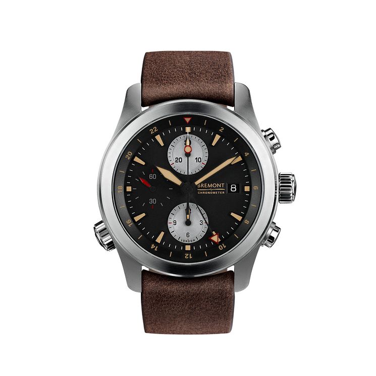 Bremont Alt1-zt 51 Mens Brown Leather Strap Watch
